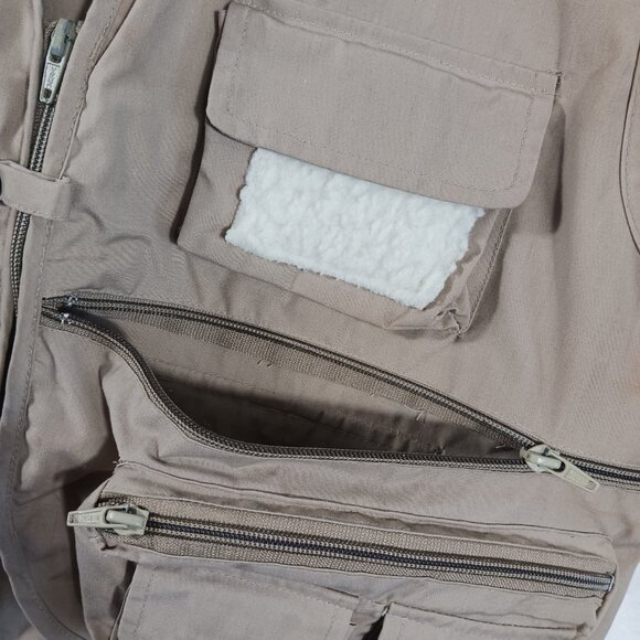 Woodfield Men's Tan Vest, Outdoor, Fishing, Hunting, Size M, See Description - Picture 8 of 15